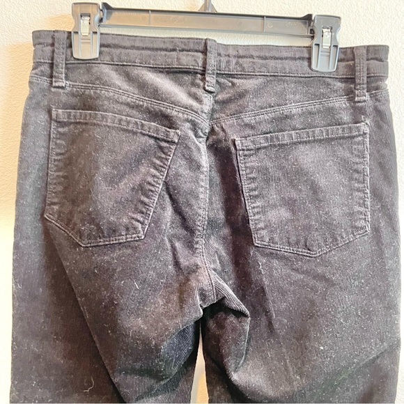 J BRAND Selena Corduroy Pants Black 29 Mid-Rise Cropped Bootcut Modal Blend - Picture 8 of 11